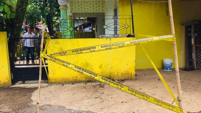 Tempat Kejadian Perkara (TKP) granat meledak di Bogor. Foto: Ajo Darisman/kumparan