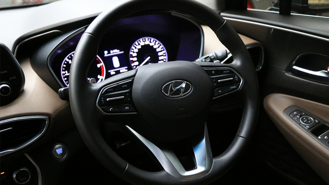 Lingkar setir all new Hyundai Santa Fe, ilustrasi setir mobil Foto: Aditia Noviansyah/kumparan