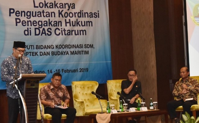 Gubernur Jawa Barat yang juga Komandan Satgas (Dansatgas) Citarum Harum, Ridwan Kamil. (Humas Jabar) 