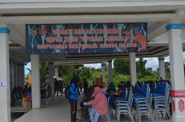 kegiatan pengobatan gratis dalam operasi serigala,foto: Engelberto/BalleoNew-kumparan
