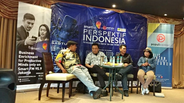 Diskusi Populi Center jelang Debat Pilpres kedua di Gado-Gado Boplo, Cikini, Menteng, Jakarta Pusat. Foto: Adhim Mugni Mubaroq/kumparan