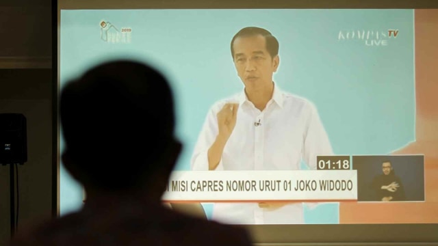 Debat kedua Capres 2019 di Hotel Sultan Jakarta, Nobar Wakil Presiden Jusuf Kalla