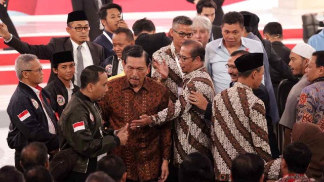 Debat kedua Capres 2019 di Hotel Sultan Jakarta,