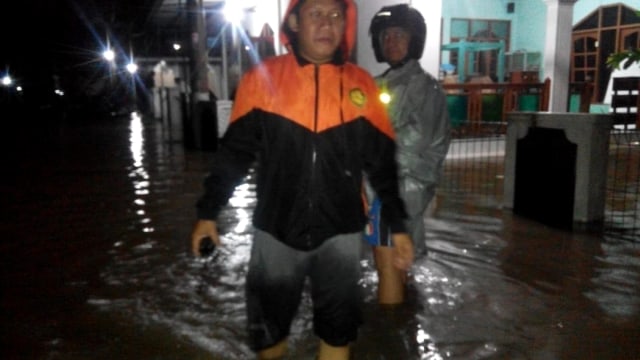 Banjir yang melanda Kecamatan Moyudan dan Seyegan. Foto: Dok. BPBD Kabupaten Sleman