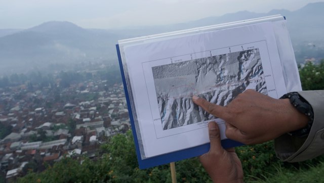 KONTEN SPESIAL SESAR LEMBANG, Peta sesar Lembang
