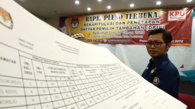 Sofyan Sauri, Komisioner KPU Kota Pasuruan.