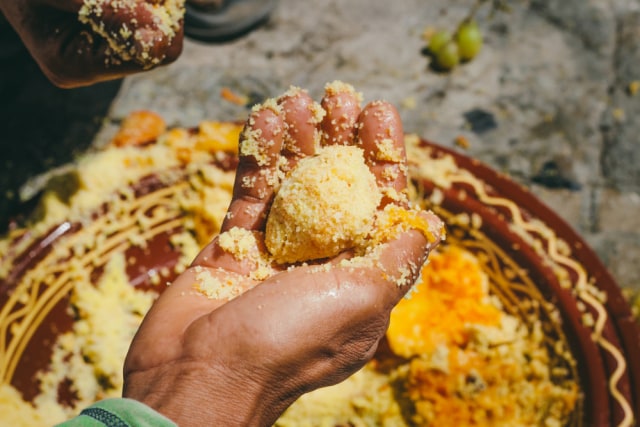 Couscous khas Maroko