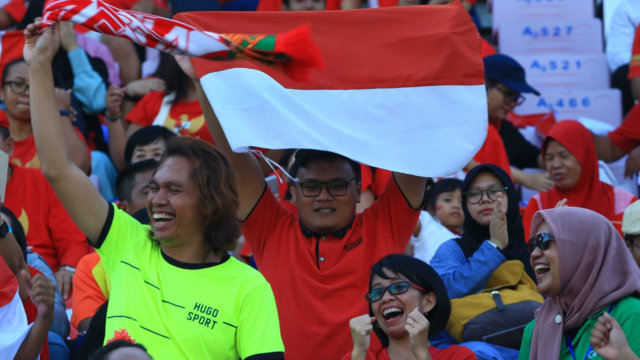 Suporter Timnas Indonesia. Foto: Aditia Noviansyah/kumparan