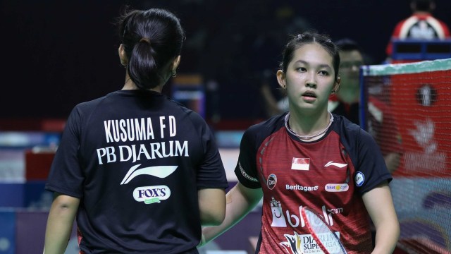 Ribka dan Febriana di Djarum Superliga Badminton 2019. Foto: Dok. PBSI