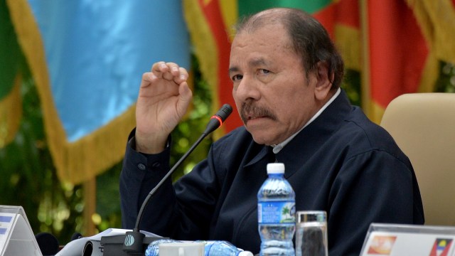 Presiden Nikaragua Daniel Ortega. Foto: AFP/YAMIL LAGE