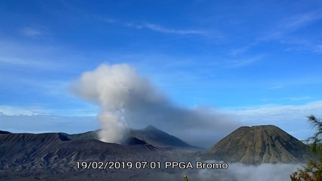 Erupsi Gunung Bromo. Foto: Dok. BMKG