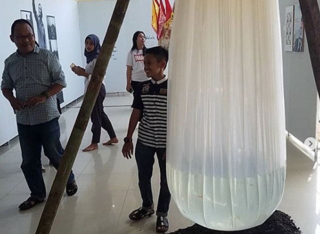 Pameran seni rupa kontemporer "Bermuda" di Singkawang, Kalimantan Barat. (Instagram artspaceindonesia)