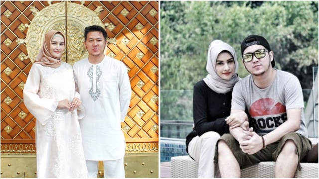 Richie 'Five Minutes' dan istri. Foto: (Instagram/richie_fm)