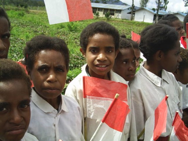 Murid SD di Papua. (Dok: KabarPapua.co)