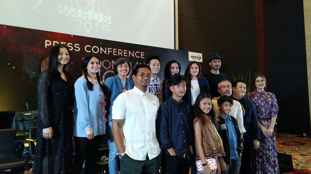 Konferensi pers Indonesia Movie Actor 2019 di kawasan Kebon Jeruk Jakarta Selasa (19/02). Foto: Maria Gabrielle Putrinda/kumparan