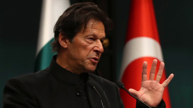 Perdana Menteri Pakistan Imran Khan. Foto: AFP/ADEM ALTAN