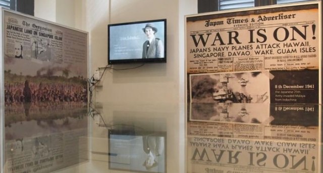 Sejarah Perang Dunia II juga ditampilkan di galeri Museum Timah Indonesia.(ist)