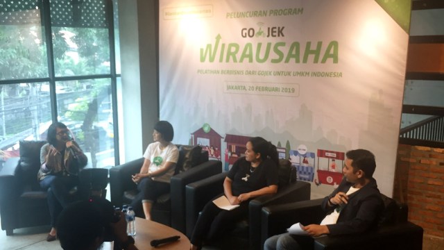 Peluncuran Gojek Wirausaha “Pelatihan Berbisnis dari Gojek untuk UMKM Indonesia” di Jakarta, Rabu (20/2). Foto: Nurul Nur Azizah/kumparan