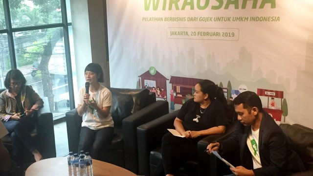 Peluncuran Gojek Wirausaha “Pelatihan Berbisnis dari Gojek untuk UMKM Indonesia” di Jakarta, Rabu (20/2). Foto: Nurul Nur Azizah/kumparan