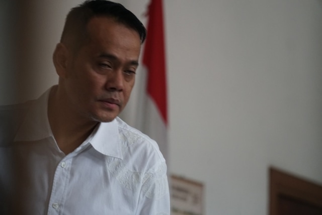 Fahmi Darmawansyah, terdakwa suap terhadap mantan Kepala Lapas Klas 1A Sukamiskin yang juga suami Inneke Koesherawati. (Ananda Gabriel)