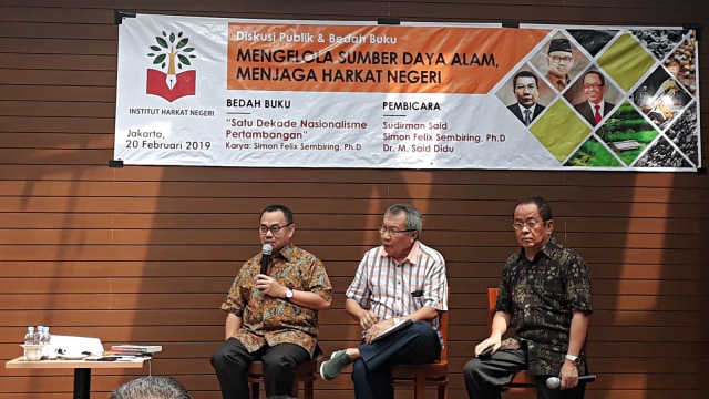 Peluncuran Buku, Simon Felix Sembiring, Sudirman Said, Said Didu, Jakarta Selatan