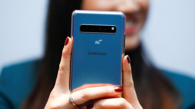 Samsung Galaxy S10 5G. Foto: Henry Nicholls/Reuters