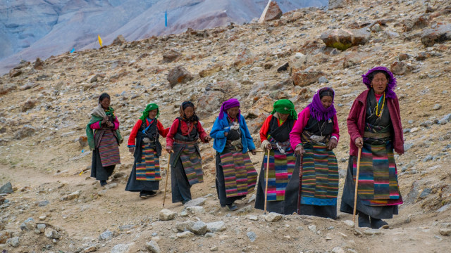 Ilustrasi penduduk Tibet. Foto: Shutter Stock