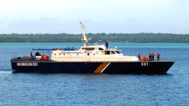 Kapal Pengawas Perikanan (KP) Hiu Macan 001 milik PSDKP KKP. Foto: Dok: KKP