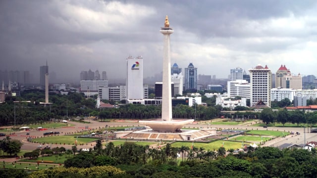 Ilustrasi Cuaca Buruk di Jakarta. Foto: Iqbal Firdaus/kumparan