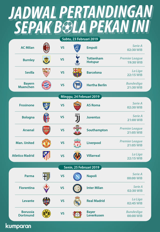 Jadwal Pertandingan