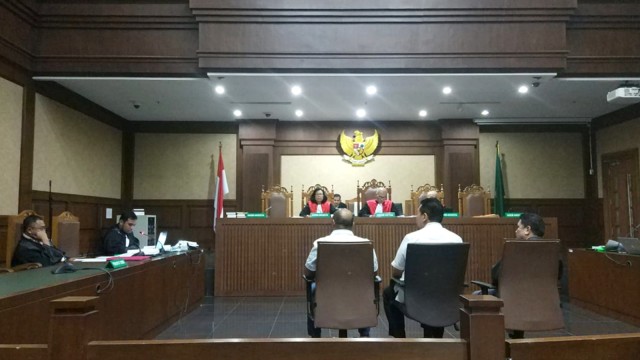 Sidang kasus dugaan suap dengan terdakwa Eks Hakim PN Medan Merry Purba, Kamis (21/2). Foto: Adhim Mugni Mubaroq/kumparan