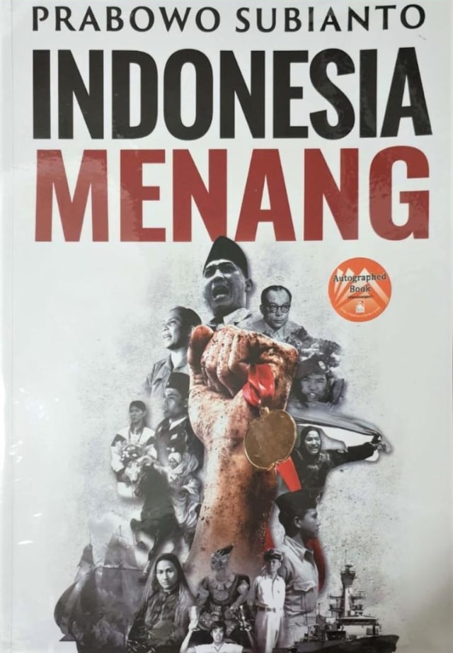 Buku karya Prabowo Subianto berjudul Indonesia Menang. Foto: Dok. Istimewa
