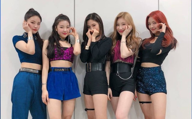 Girl group ITZY.
