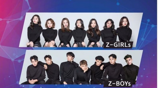 Z-Boys dan Z-Girls merilis debut bersamaan.