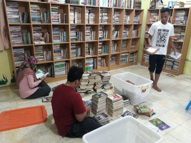 Kantor taman bacaan RUMAN Aceh, mendongkrak minat maca masyarakat. Foto: Dok. Ahmad Arif