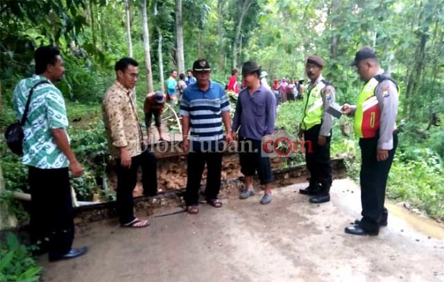 Jembatan Putus, Akses Jalan Dialihkan ke Jalur Goa Putri Asih