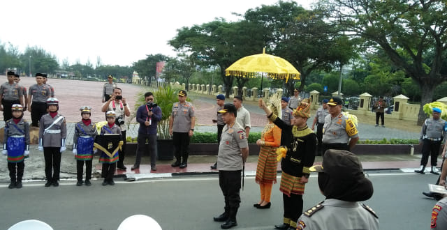 Kapolri Jenderal Tito Karnavian saat kunjungan kerja di Mapolda Aceh, Sabtu (23/2). Foto: Zuhri Noviandi/kumparan.