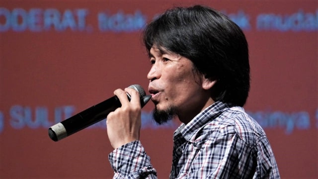Workshop kumparan Diskusyen di Teater Salihara, Pasar Minggu, Jakarta, Asep Herna