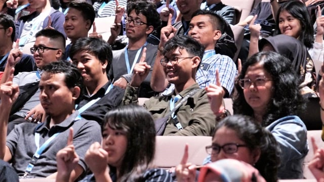 Workshop kumparan Diskusyen di Teater Salihara, Pasar Minggu, Jakarta, Asep Herna