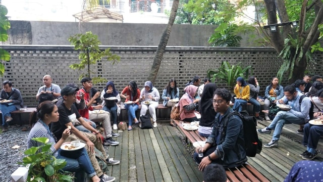 Workshop kumparan Diskusyen di Teater Salihara, Pasar Minggu, Jakarta