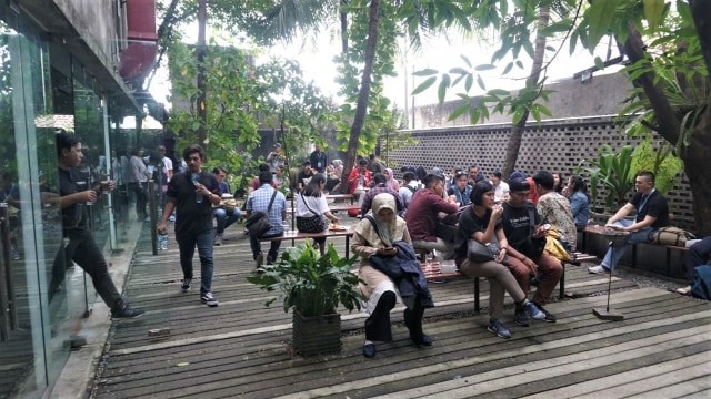Workshop kumparan Diskusyen di Teater Salihara, Pasar Minggu, Jakarta