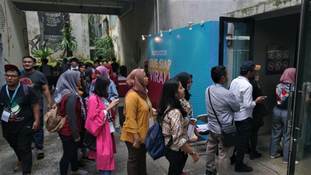 Workshop kumparan Diskusyen di Teater Salihara, Pasar Minggu, Jakarta