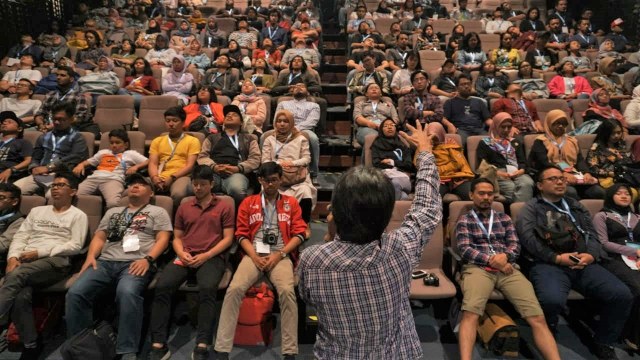 Workshop kumparan Diskusyen di Teater Salihara, Pasar Minggu, Jakarta, Asep Herna