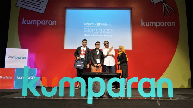 Workshop kumparan Diskusyen di Teater Salihara, Pasar Minggu, Jakarta, Budiman Hakim