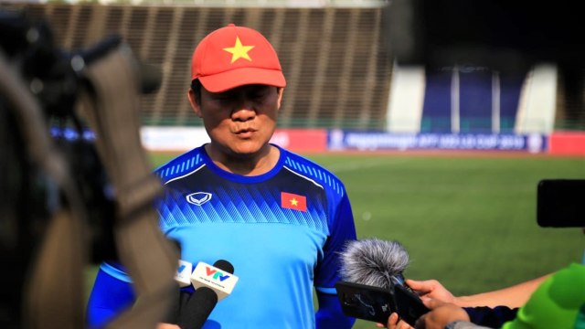 Pelatih Vietnam, Nguyen Quoc Tuan. Foto: Aditia Noviansyah/kumparan