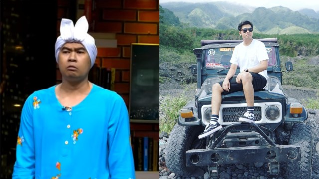 Arif Muhammad atau yang terkenal dengan sebutan Mak Beti, YouTuber dan selebgram terkenal (Foto: kolase YouTube dan Instagram @arifmuhammaddd_)