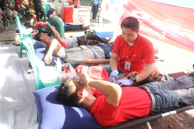 Aksi donor darah PMI Banjarmasin. Foto: Zahidi/banjarhits.id