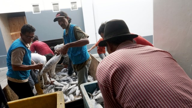 Pasar Ikan Modern (PIM) Muara Baru di Penjaringan, Jakarta Utara