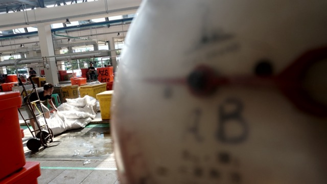 Pasar Ikan Modern (PIM) Muara Baru di Penjaringan, Jakarta Utara