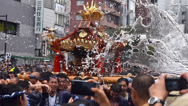Keseruan Fukagawa Hachiman Festival di Jepang Foto: Flickr/Ronin Dave